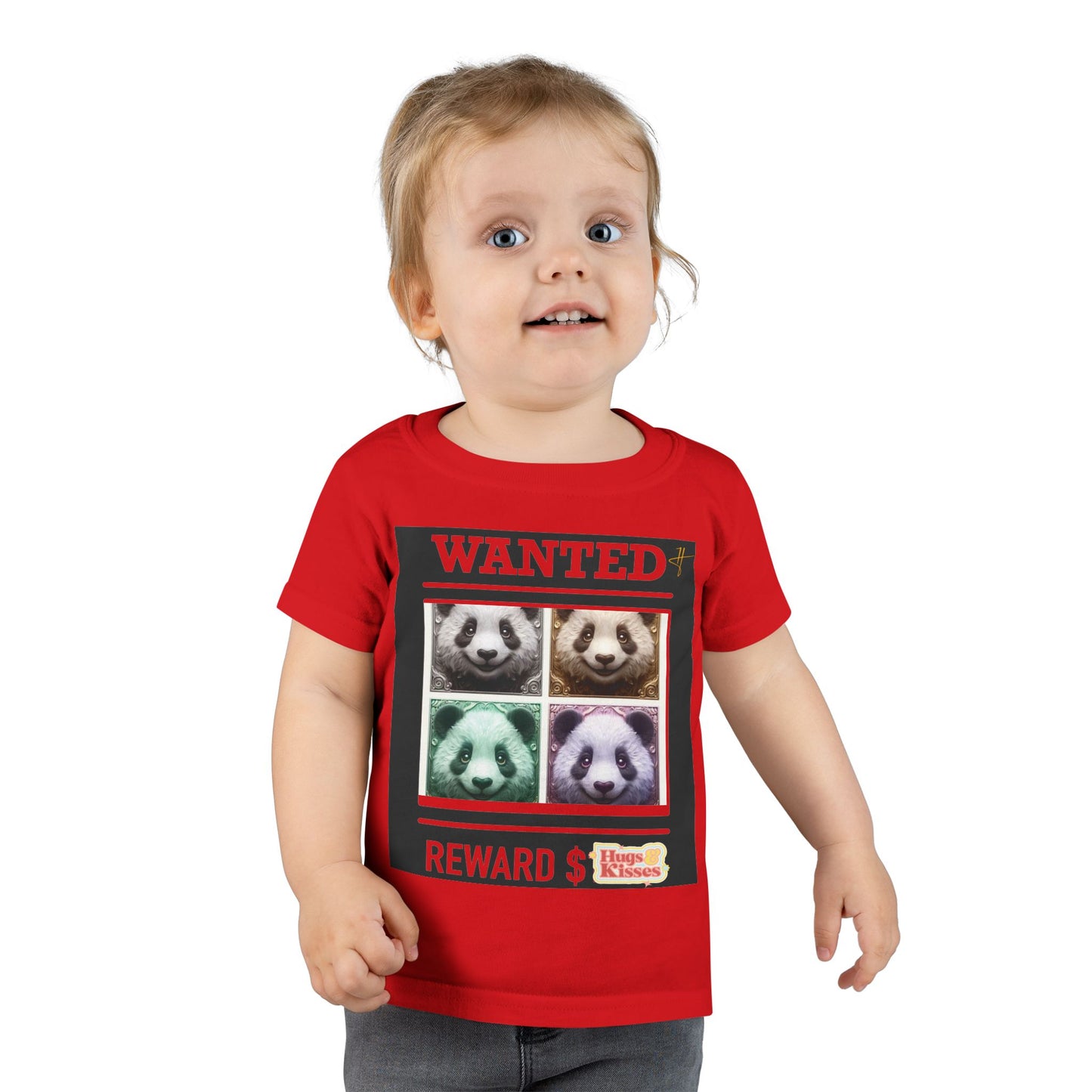 Wanted Panda Reward Toddler T-Shirt #PY