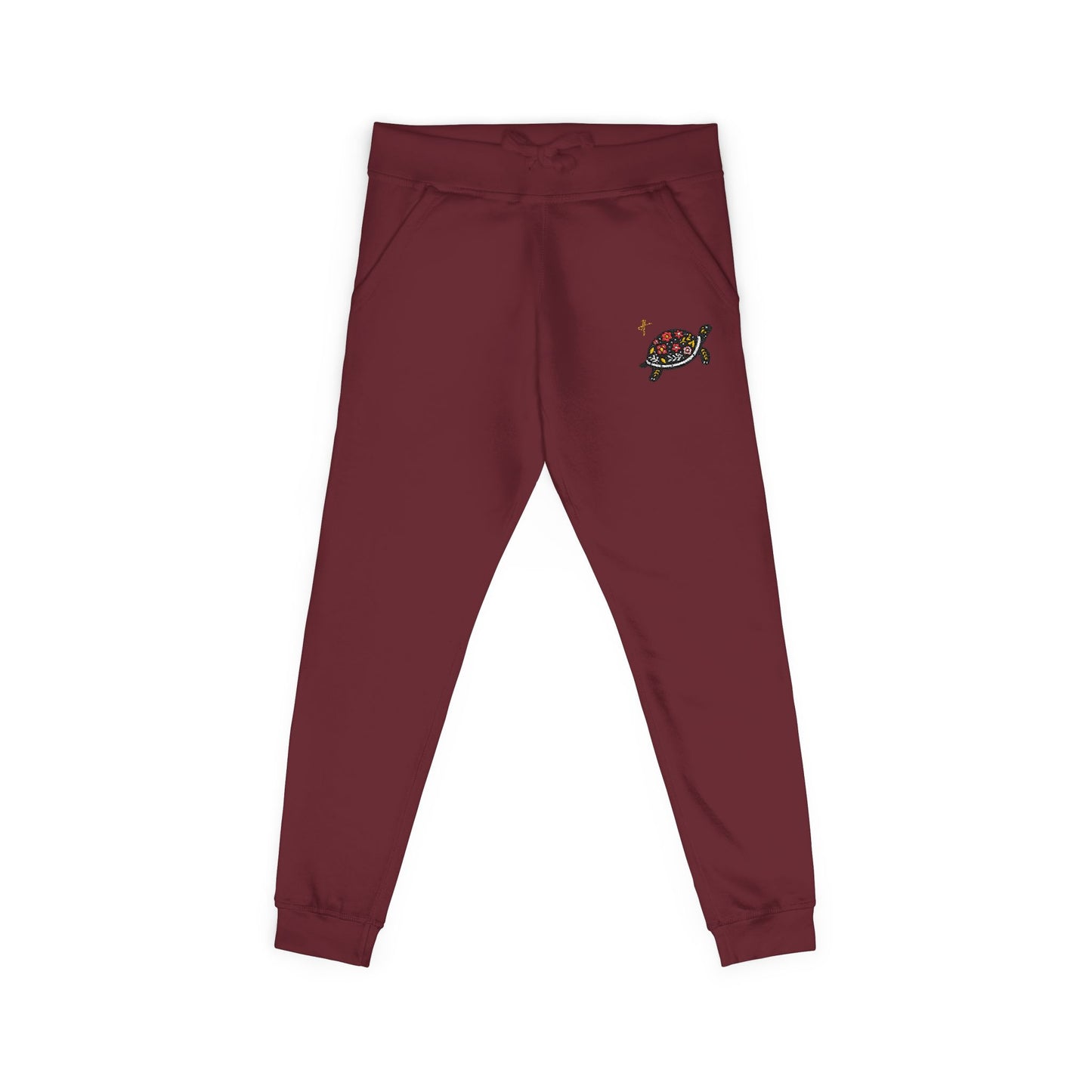 Turtle Woman Fleece Sweatpants Butterfly #PY