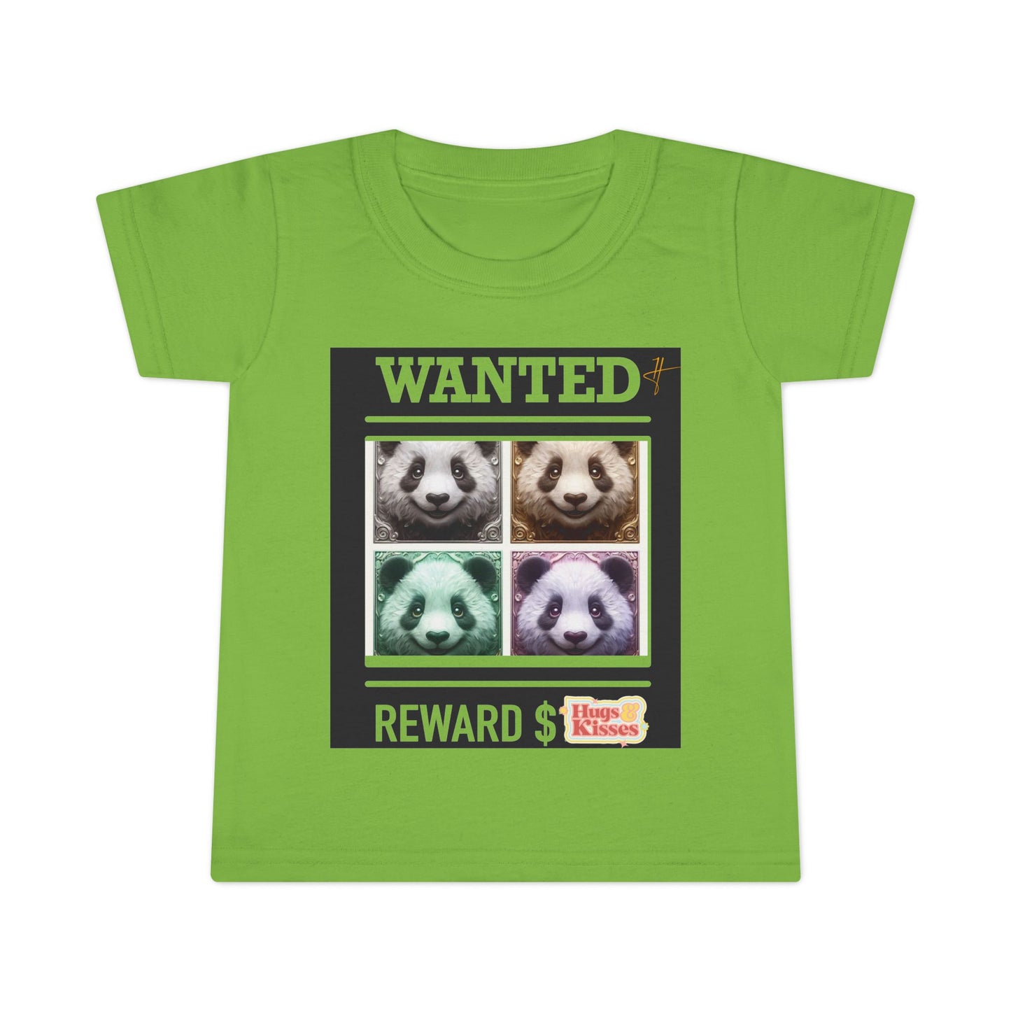 Wanted Panda Reward Toddler T-Shirt #PY