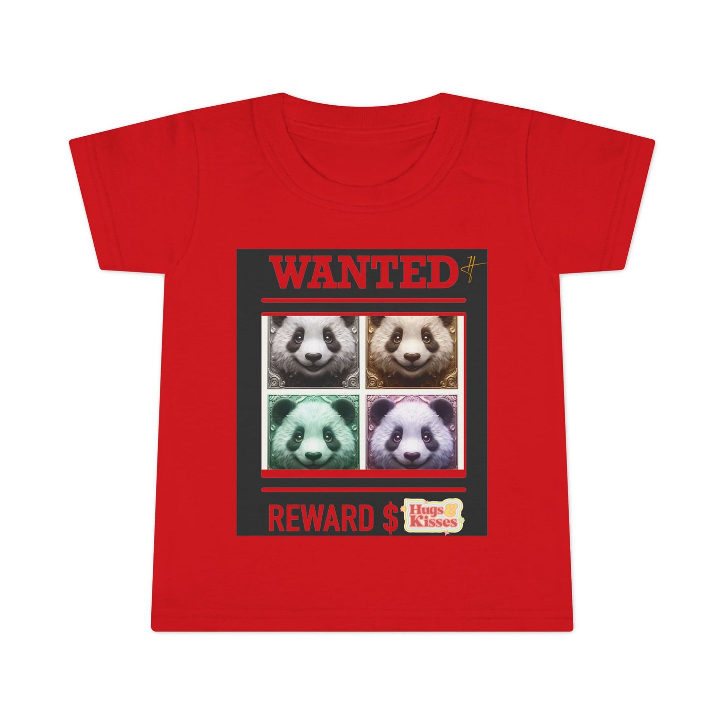 Wanted Panda Reward Toddler T-Shirt #PY