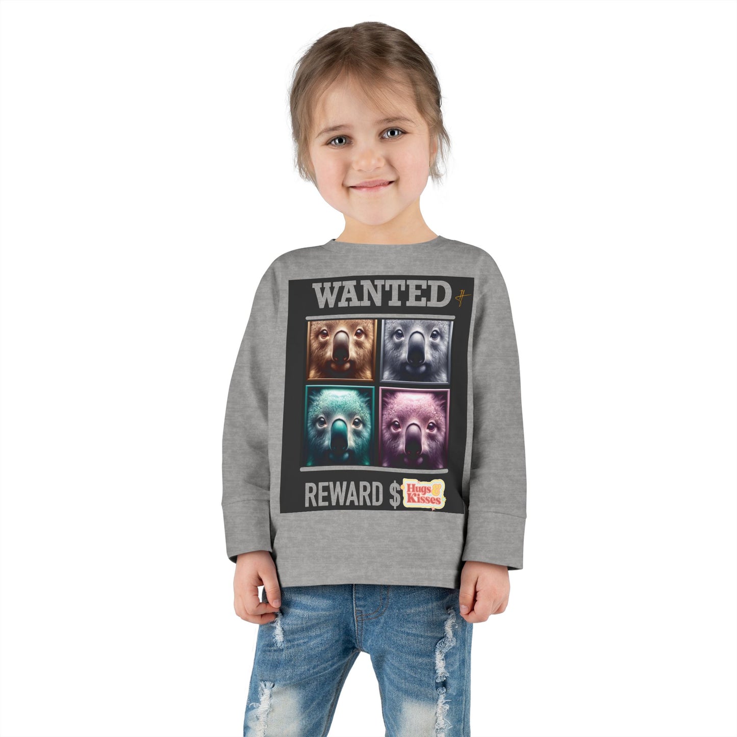 Wanted Koala Toddler Long Sleeve Tee #PY