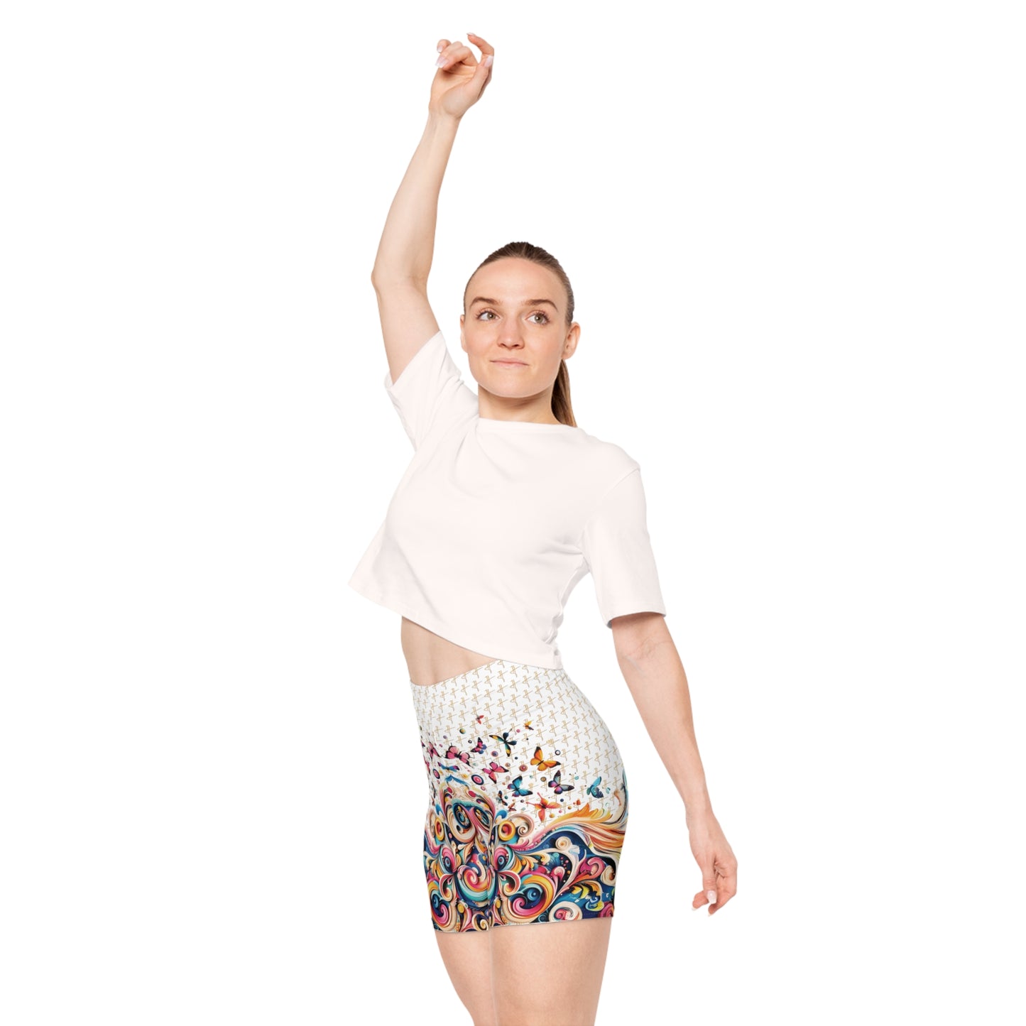 Butterflies Women's Biker Shorts #PY
