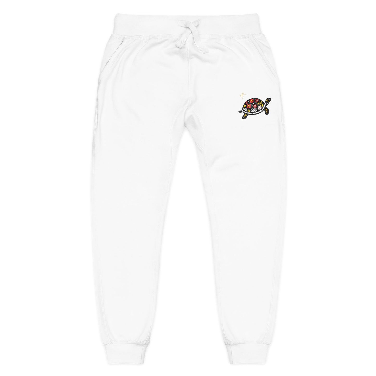 Turtle Woman Fleece Sweatpants Butterfly #PY
