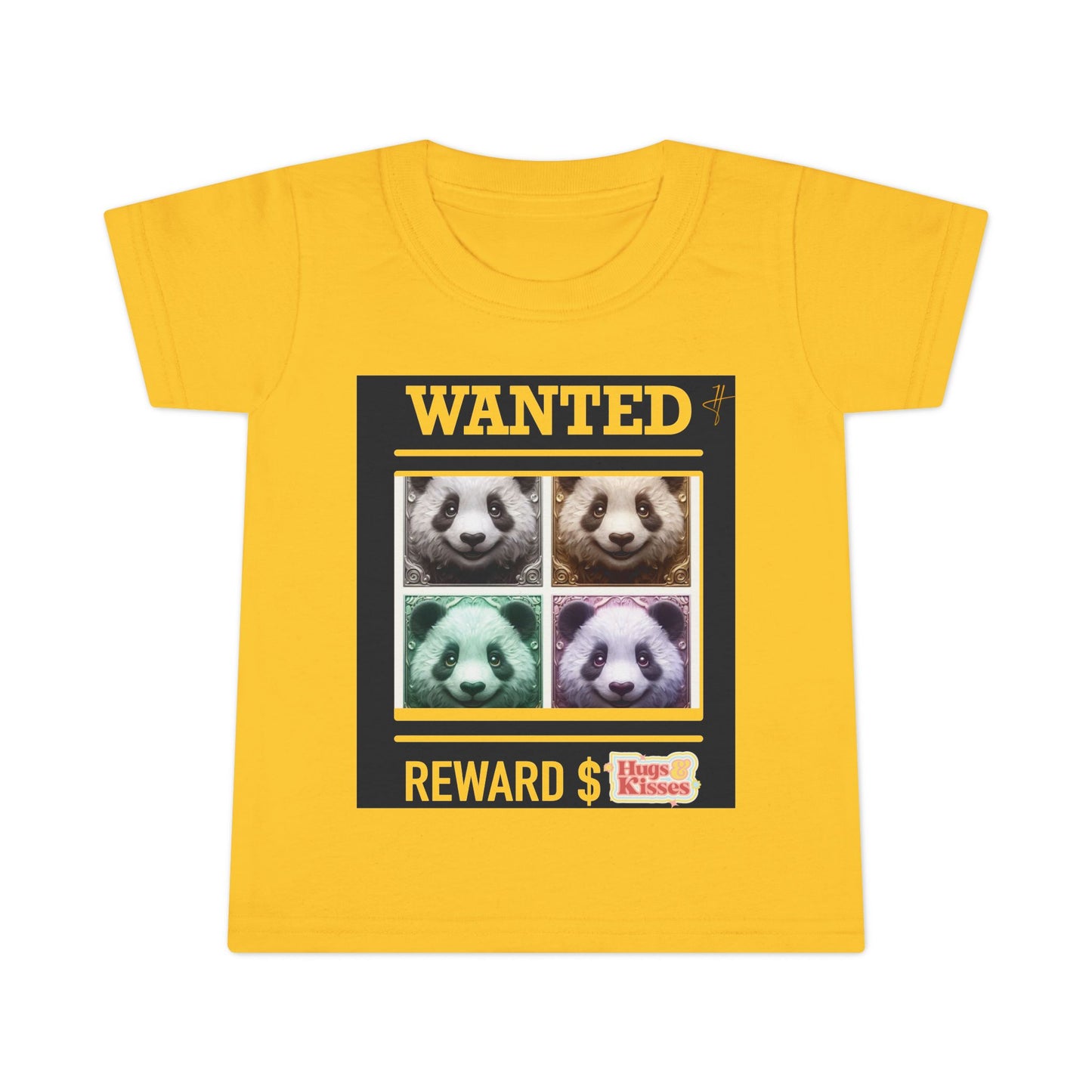 Wanted Panda Reward Toddler T-Shirt #PY