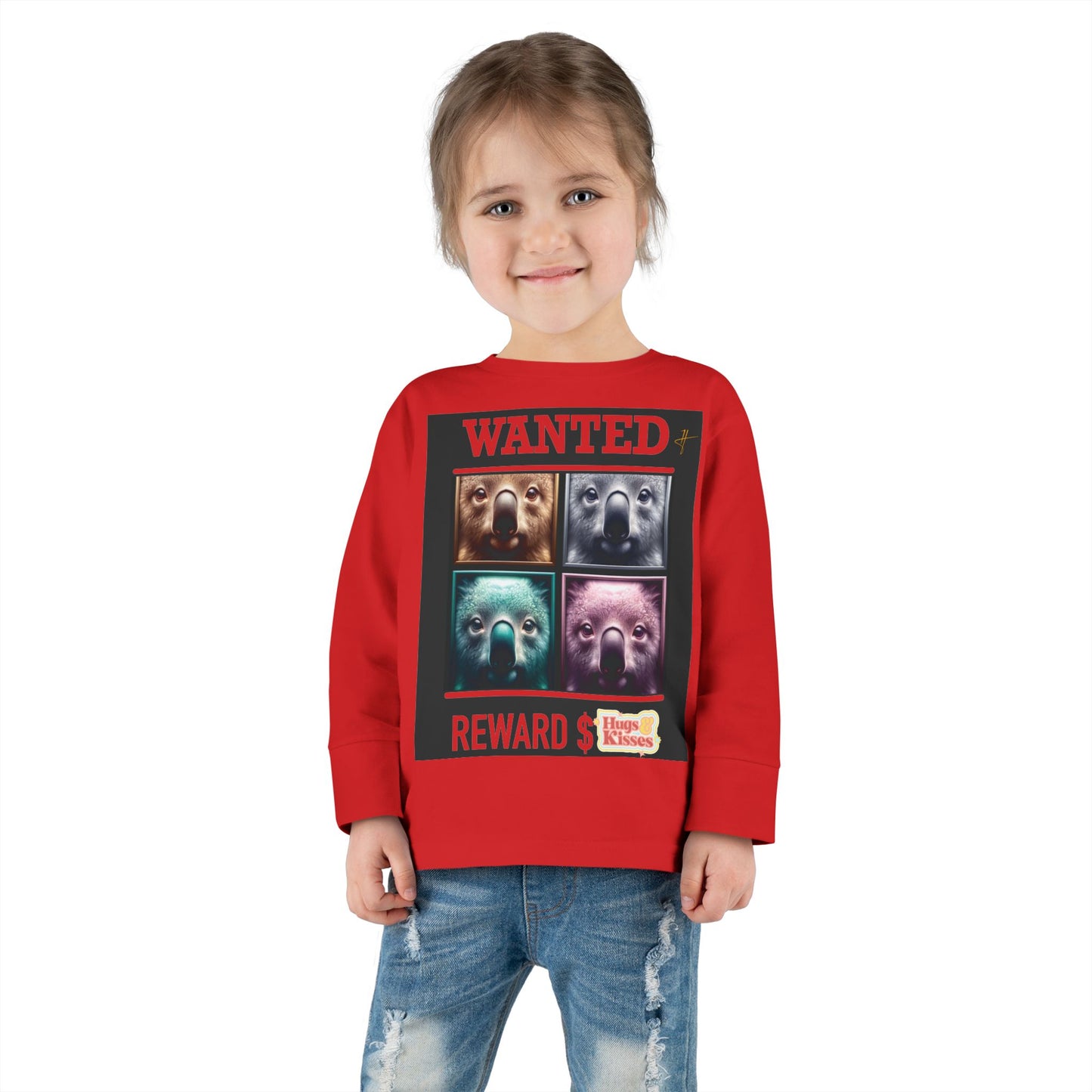 Wanted Koala Toddler Long Sleeve Tee #PY