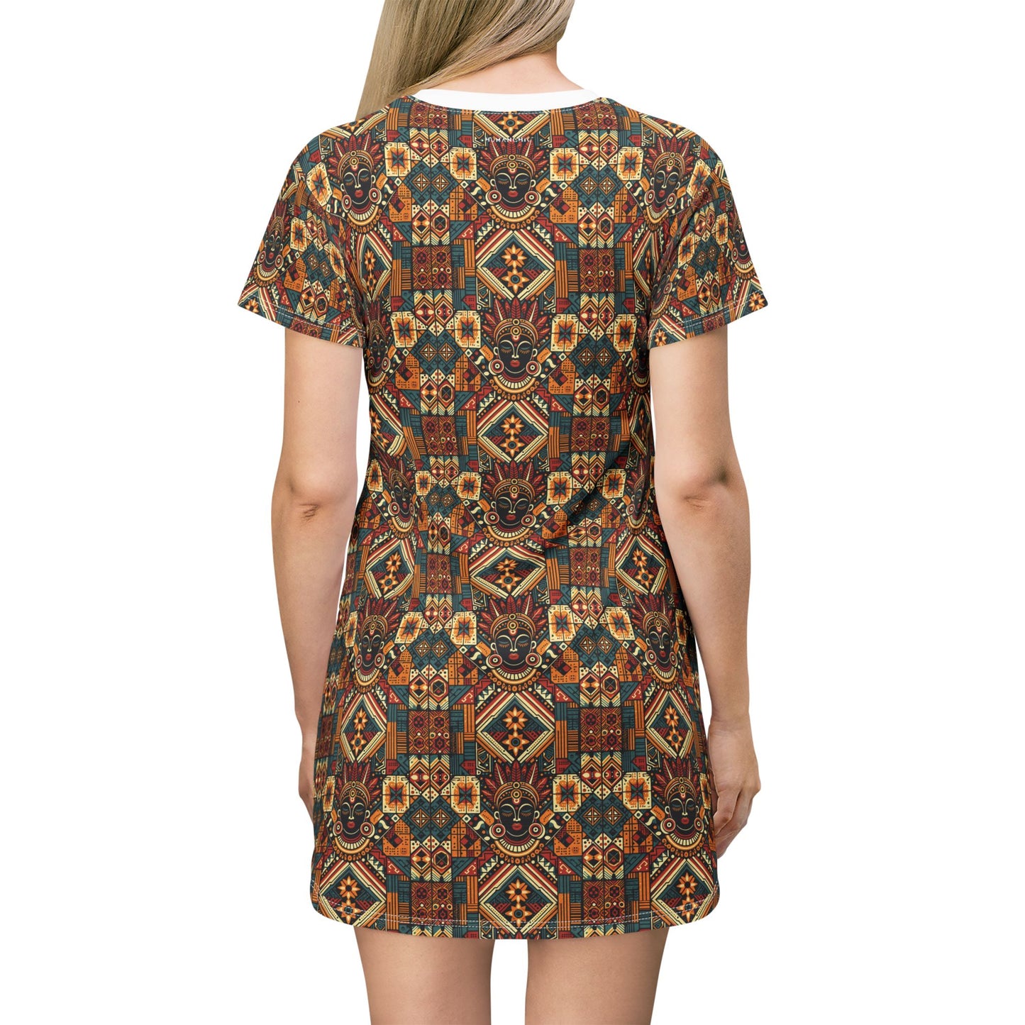 Afrik Bohemian T-Shirt Dress #PY