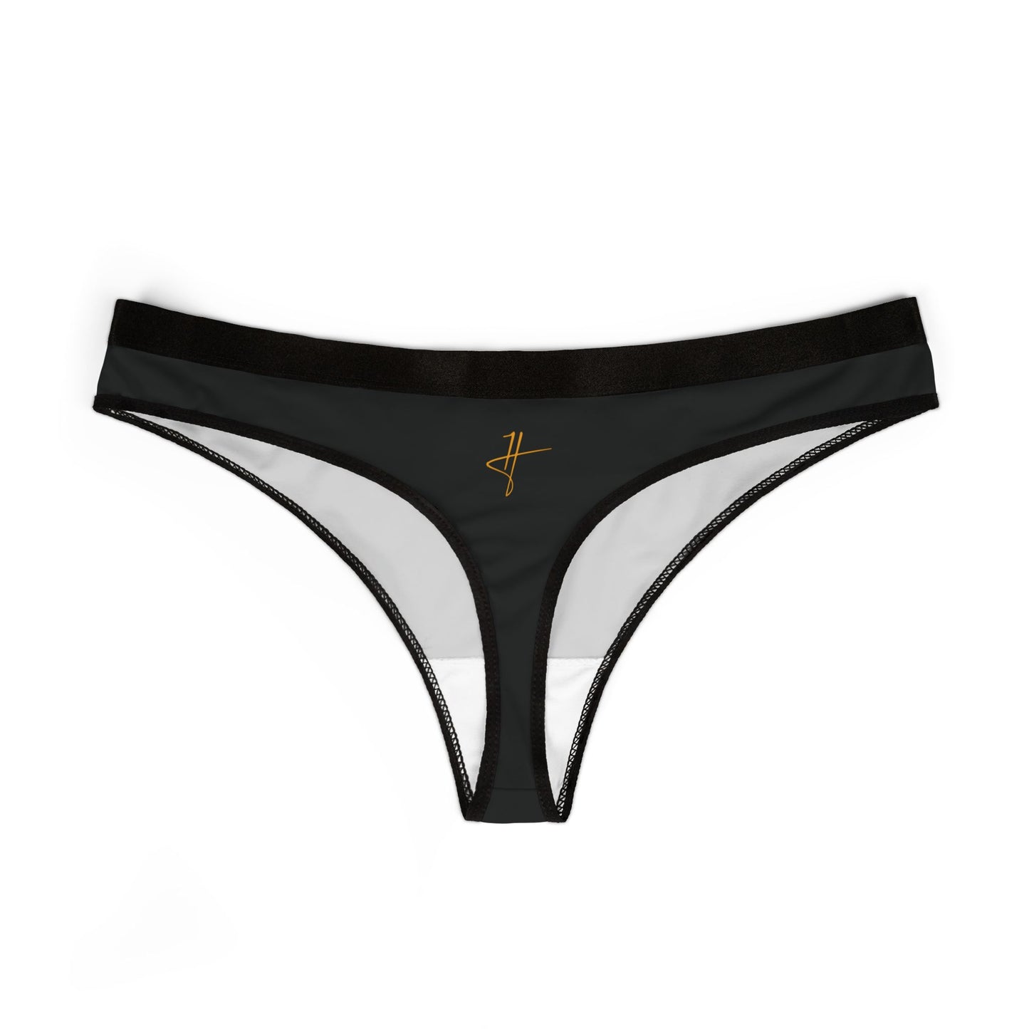 H Elegant Black Women's Bikini, Comfort Underwear #PY