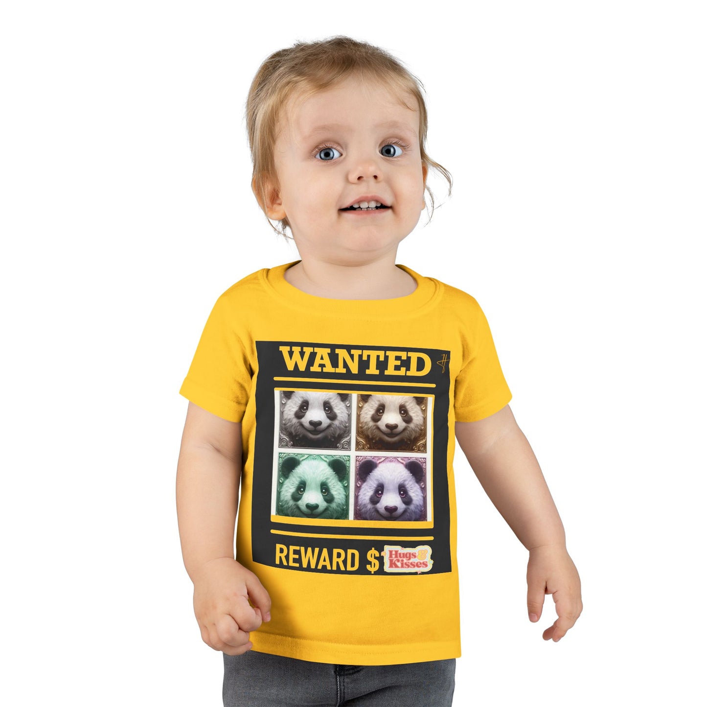 Wanted Panda Reward Toddler T-Shirt #PY