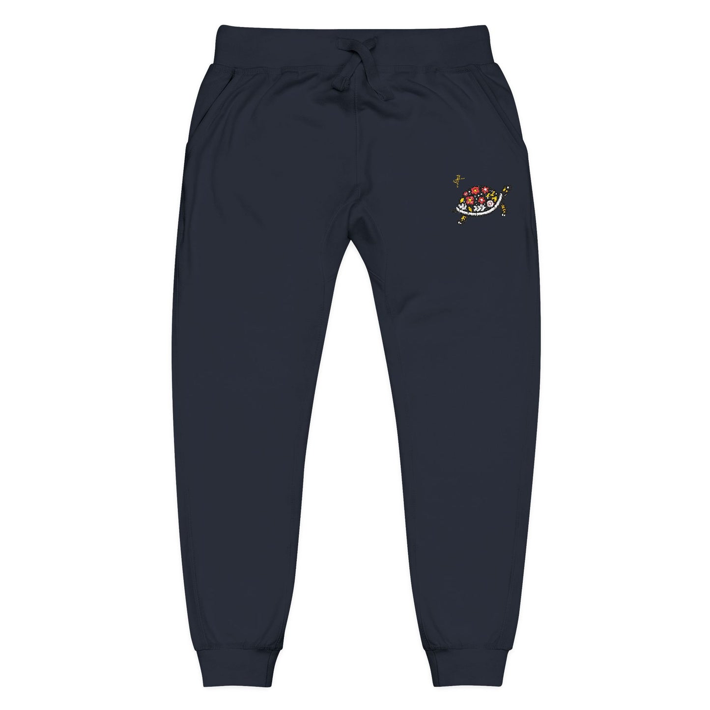 Turtle Woman Fleece Sweatpants Butterfly #PY
