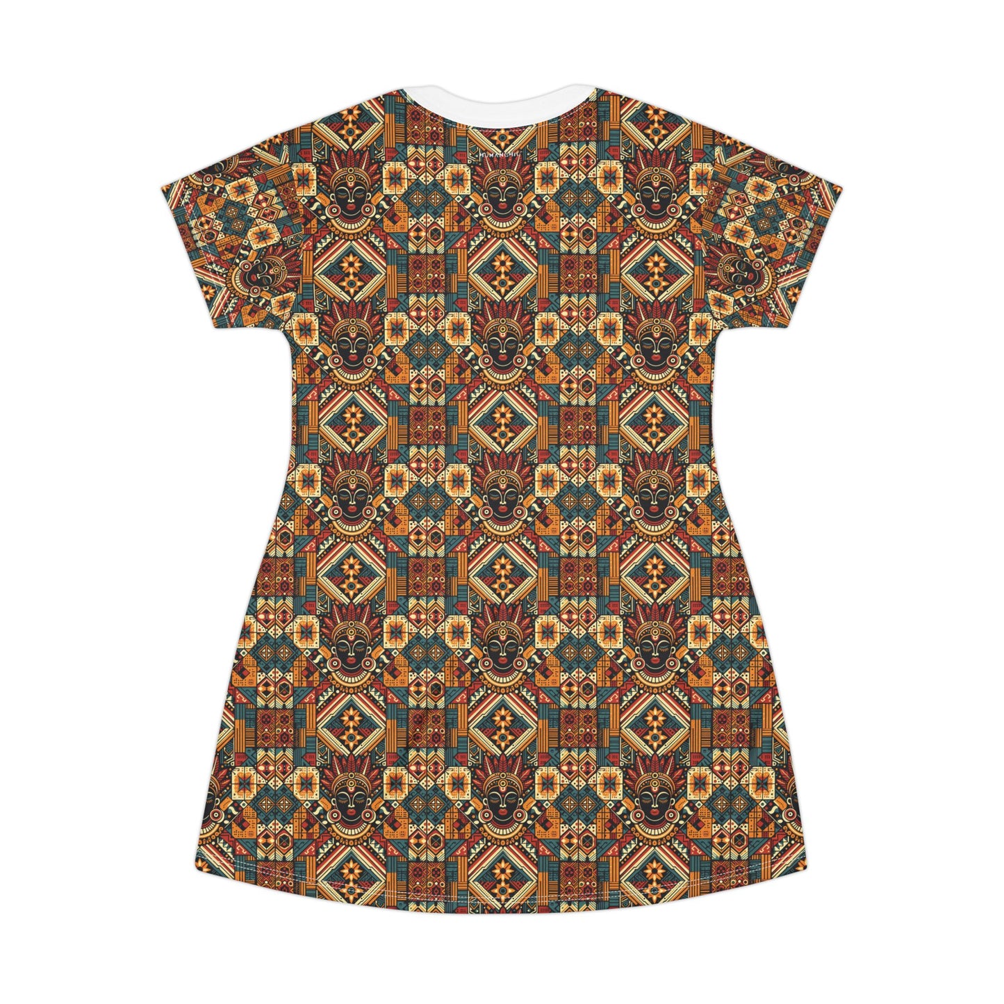 Afrik Bohemian T-Shirt Dress #PY