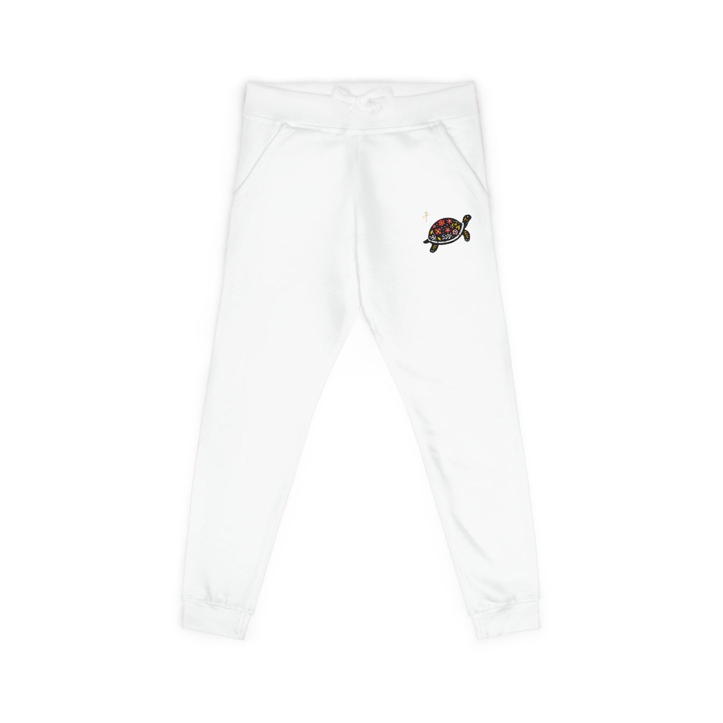 Turtle Woman Fleece Sweatpants Butterfly #PY