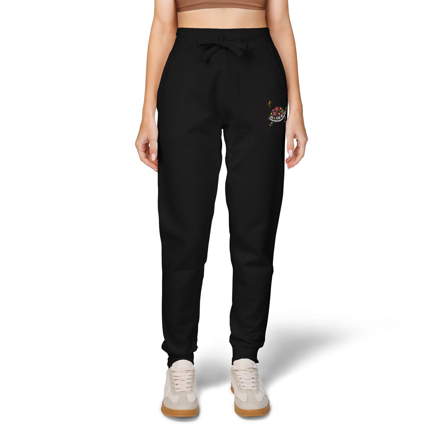 Turtle Woman Fleece Sweatpants Butterfly #PY