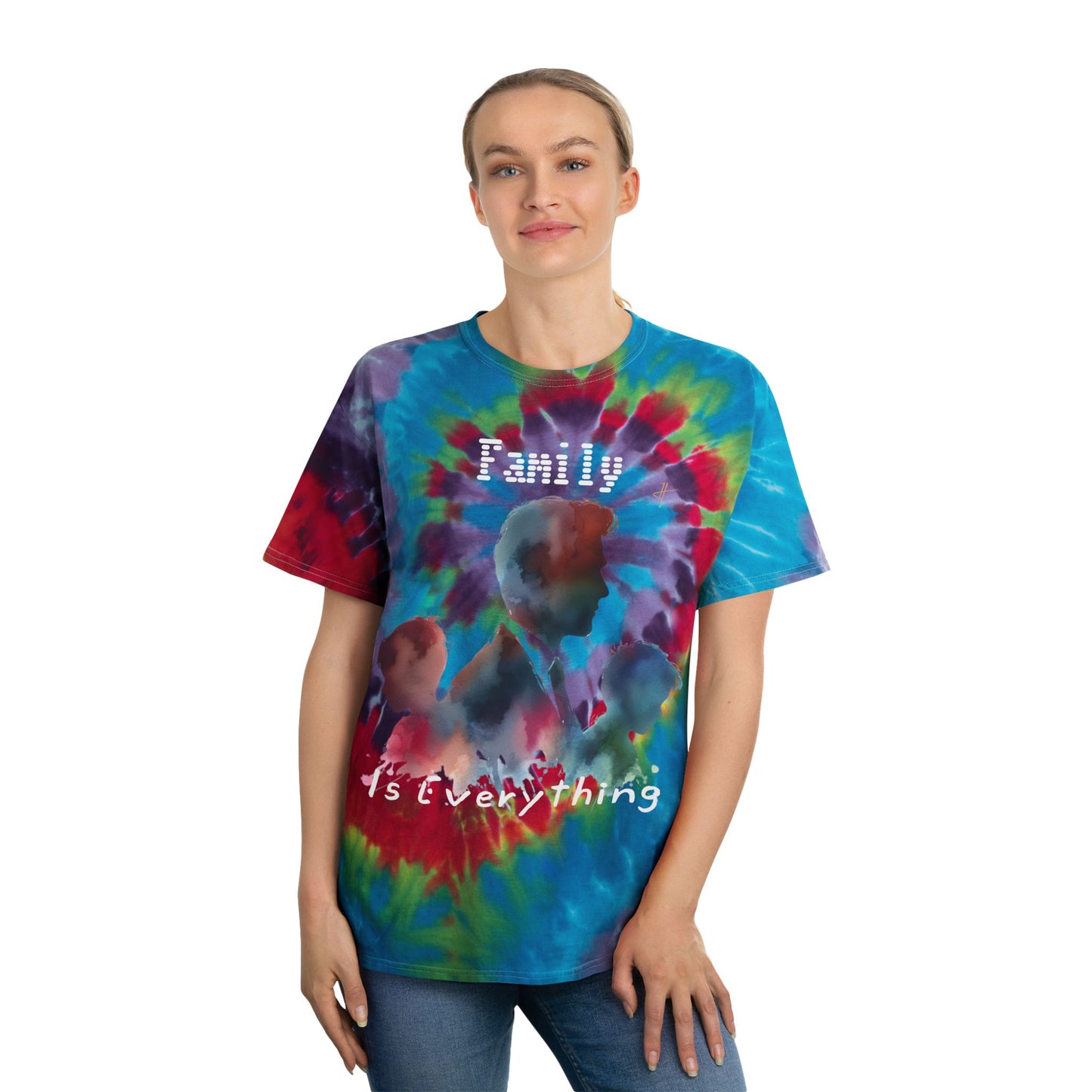 Aquarel Tie-Dye T-shirt Tee - Family is Everything #PY