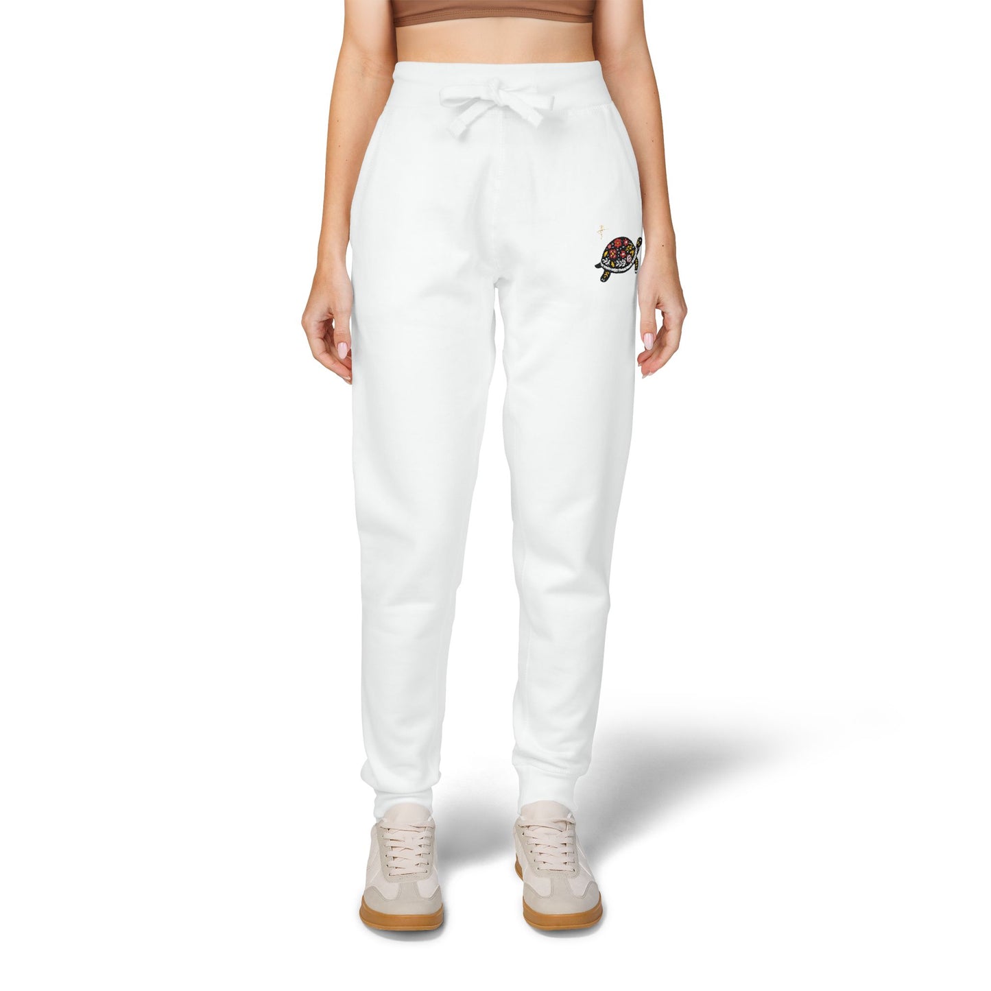 Turtle Woman Fleece Sweatpants Butterfly #PY