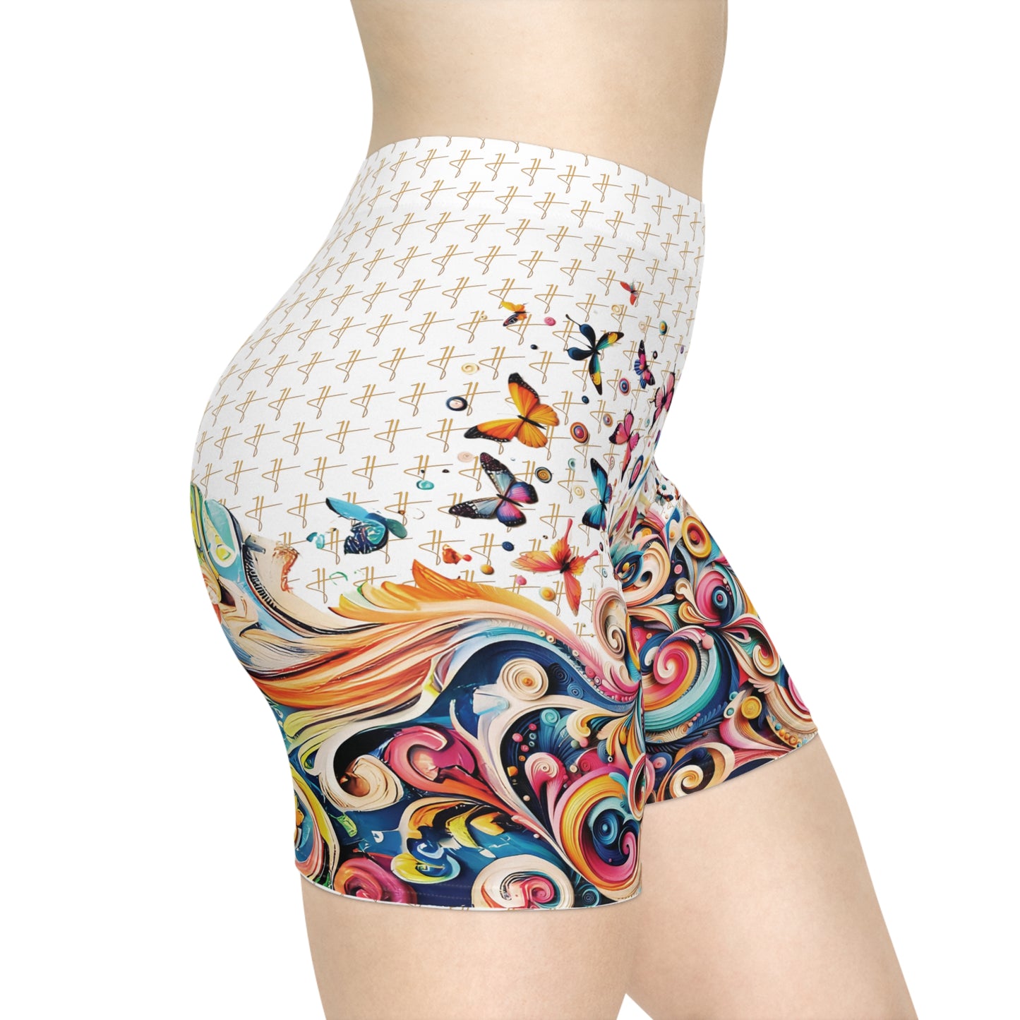 Butterflies Women's Biker Shorts #PY