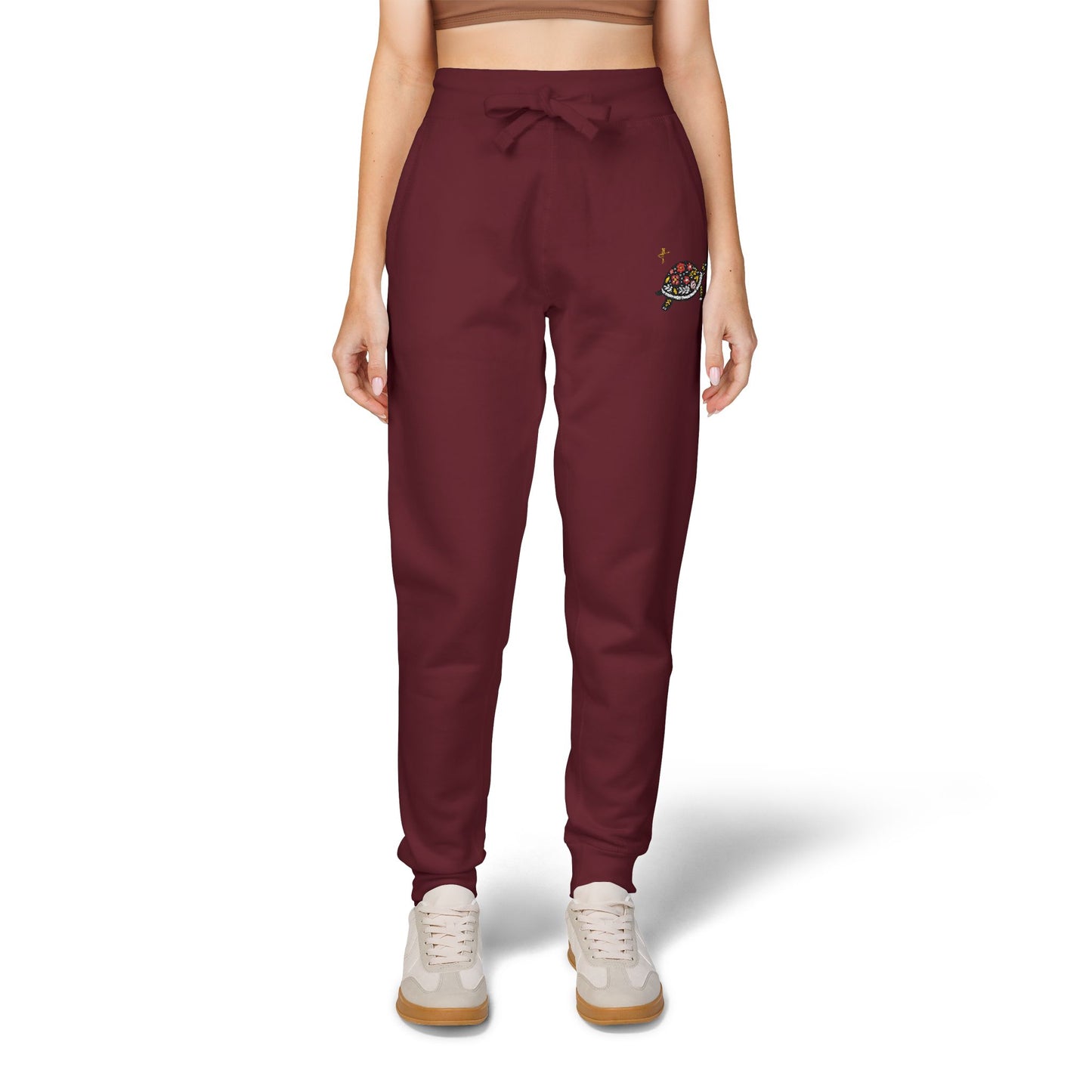 Turtle Woman Fleece Sweatpants Butterfly #PY