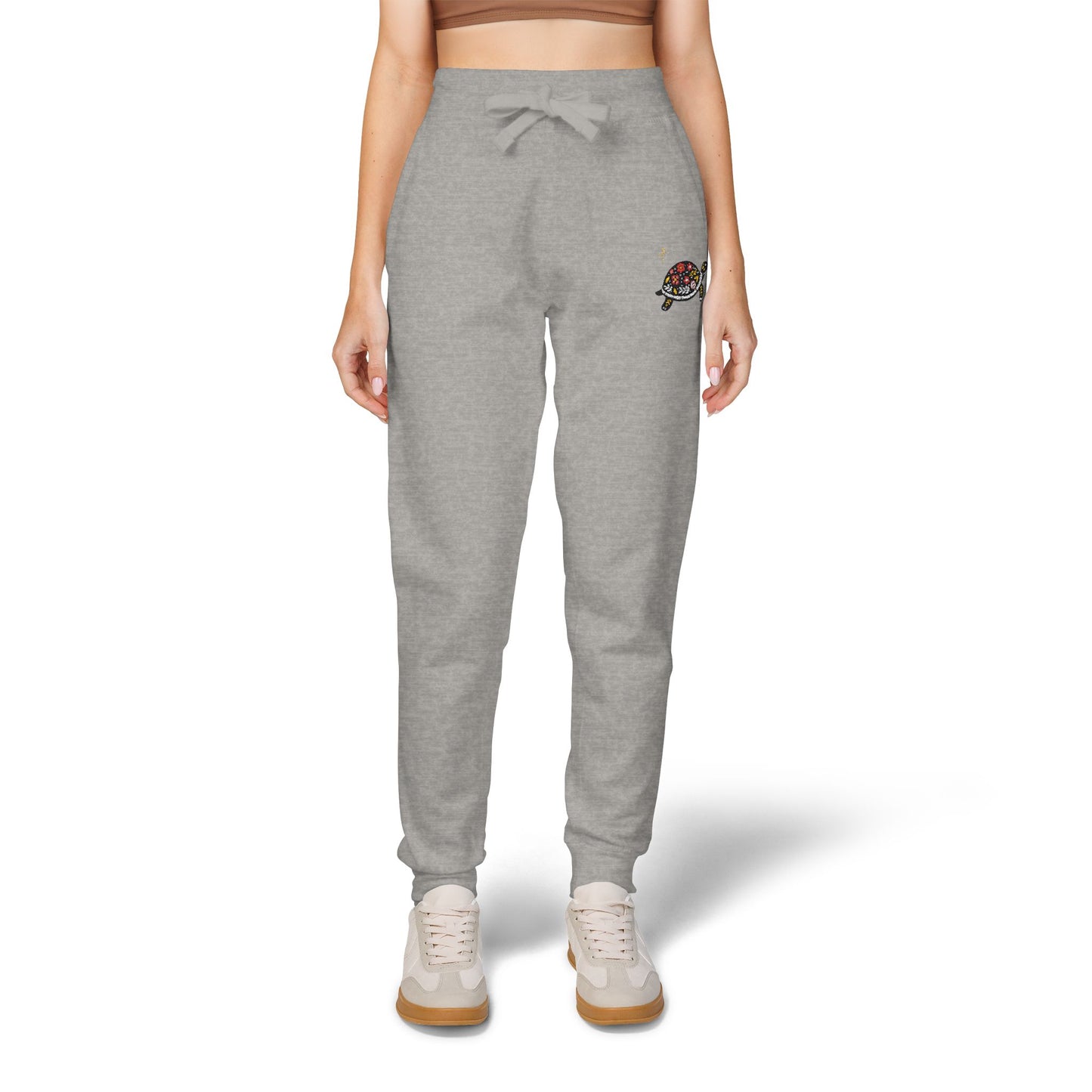 Turtle Woman Fleece Sweatpants Butterfly #PY