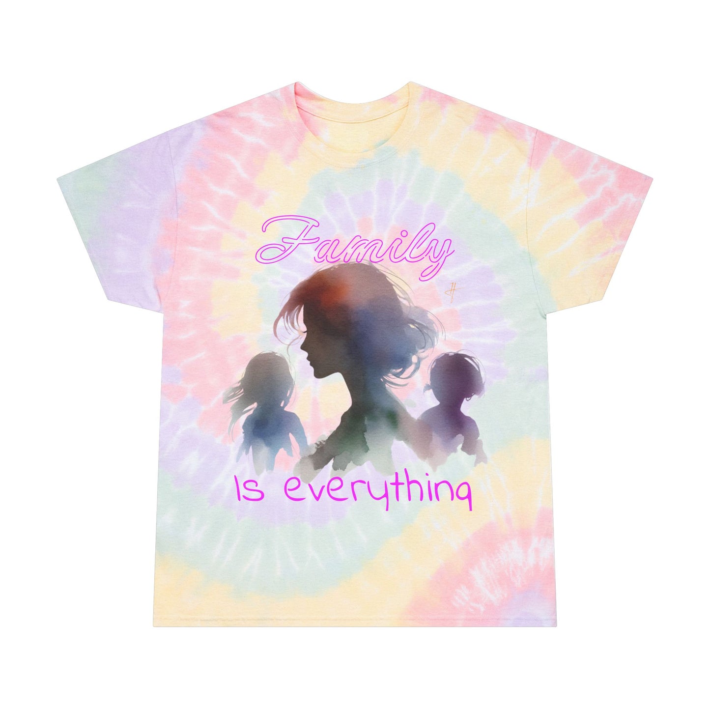 Aquarel Tie-Dye T-shirt Tee - Family is Everything #PY