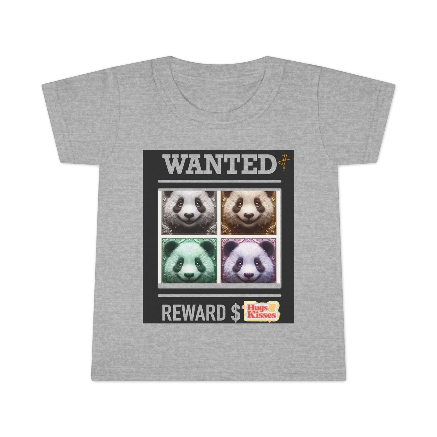 Wanted Panda Reward Toddler T-Shirt #PY