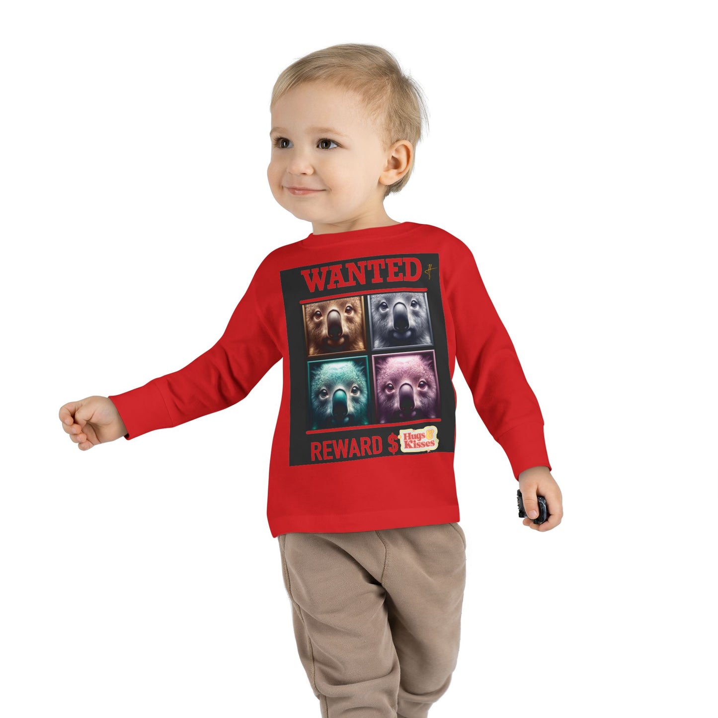 Wanted Koala Toddler Long Sleeve Tee #PY