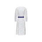 Humanchic Wave dress Wrap Dress - White/Navy