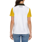 Love Women's Classic Fit Short-Sleeve Polo Shirt-Novatomato - yellow