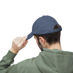 Distressed Black Cap HC Script Embroidery