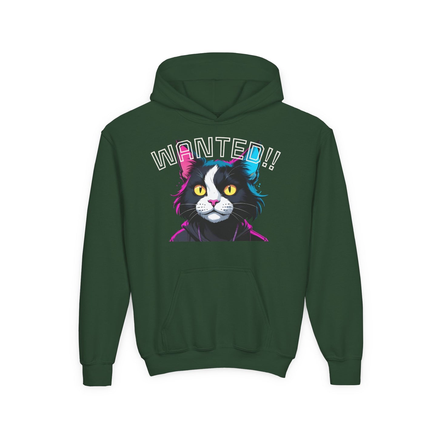 WANTED Youth Heavy Blend Hooded Sweatshirt #PL