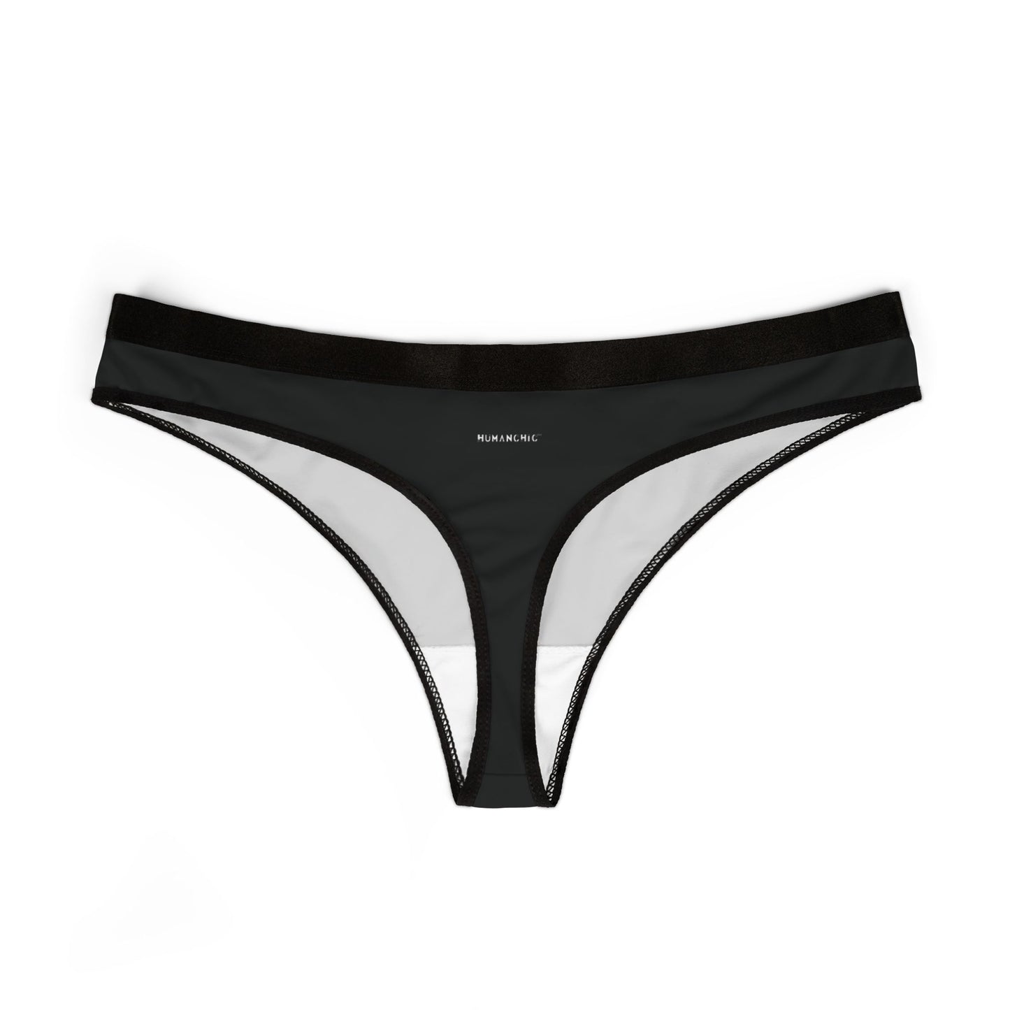 Take Care Women's Thongs Underwear BLACK #PY