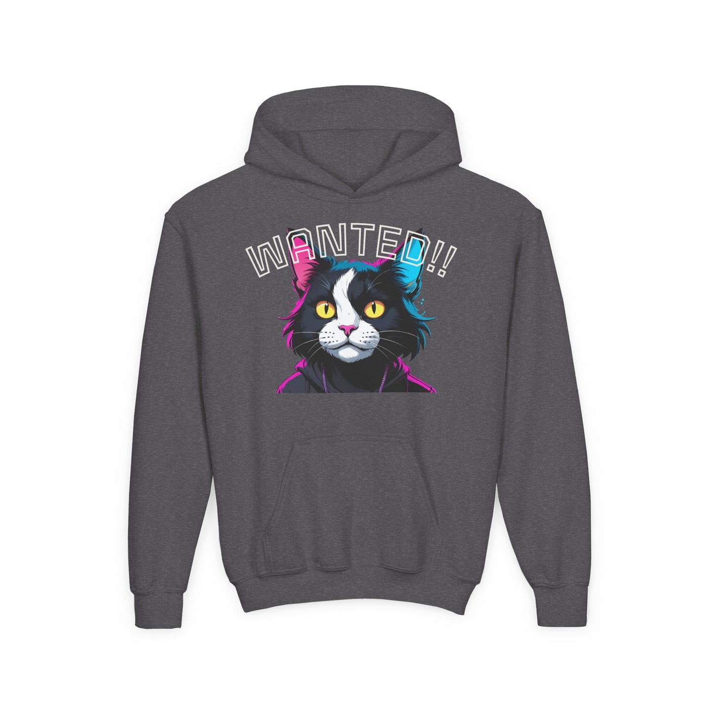 WANTED Youth Heavy Blend Hooded Sweatshirt #PL
