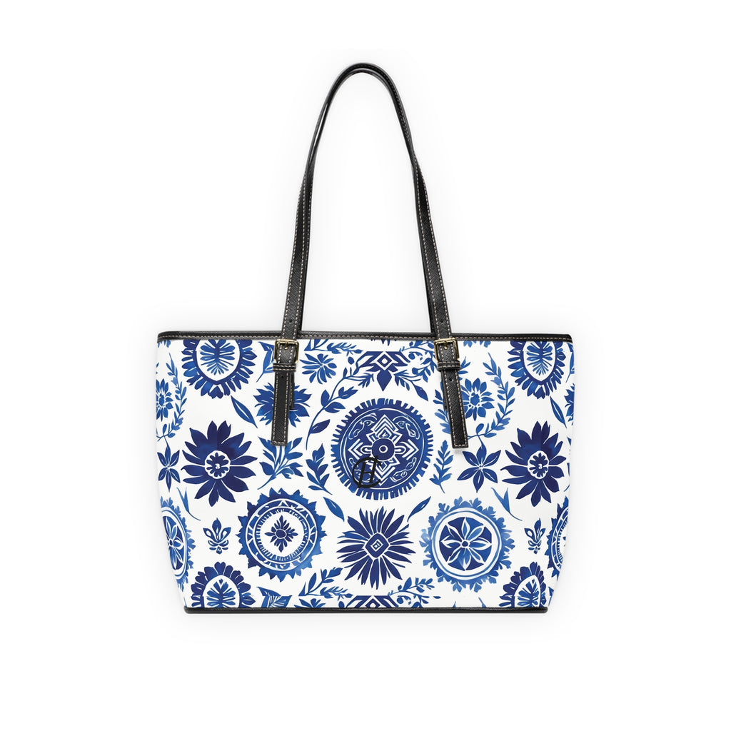 HUMANCHIC Royal Azure Leather Shoulder Bag