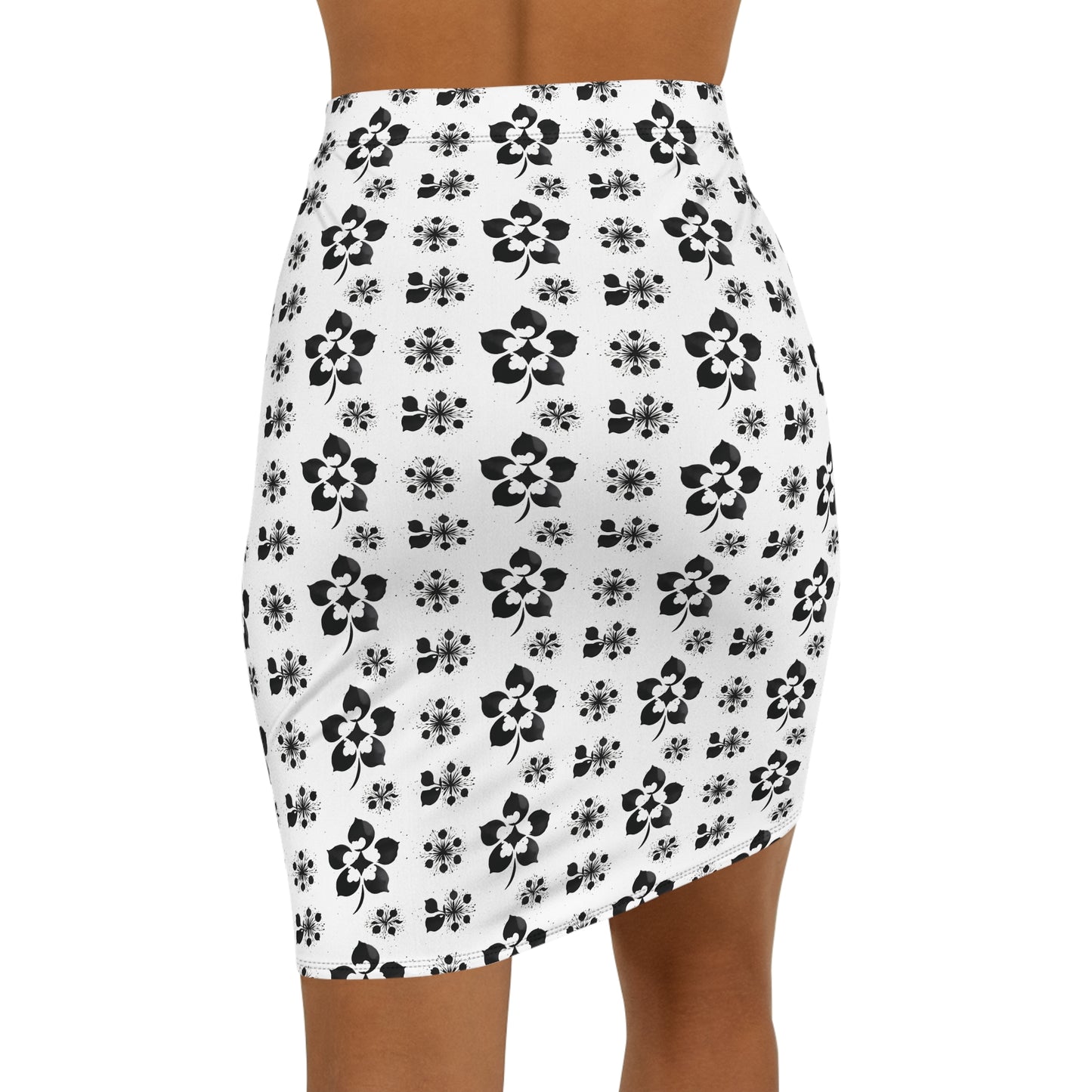 Trevor Mid-Waist Pencil Skirt #PY