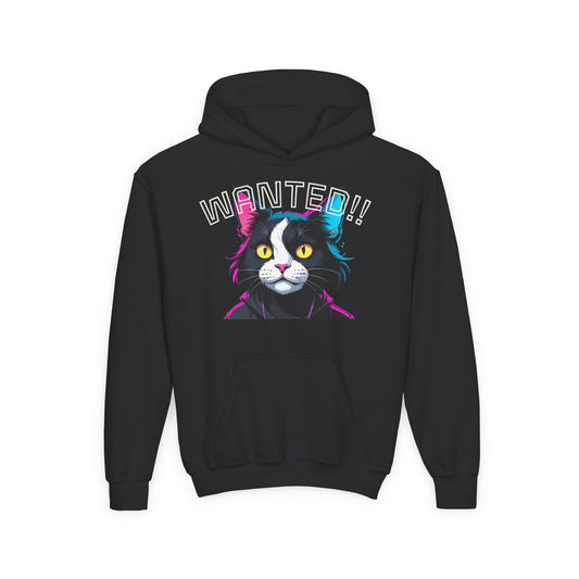 WANTED Youth Heavy Blend Hooded Sweatshirt #PL