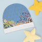 H Butterflies Baby Beanie Blue #PY