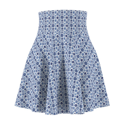 Royal Azure Women's Skater Skirt #PY