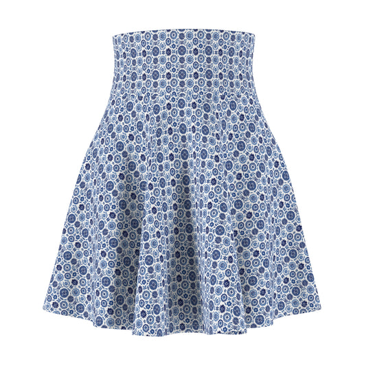 Royal Azure Women's Skater Skirt #PY