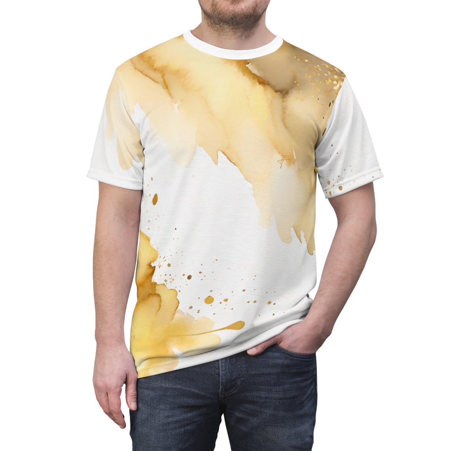 Mystic Yellow unisex sport Shirt #PY