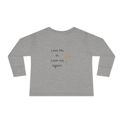 Wanted Cat Toddler Long Sleeve Tee #PY