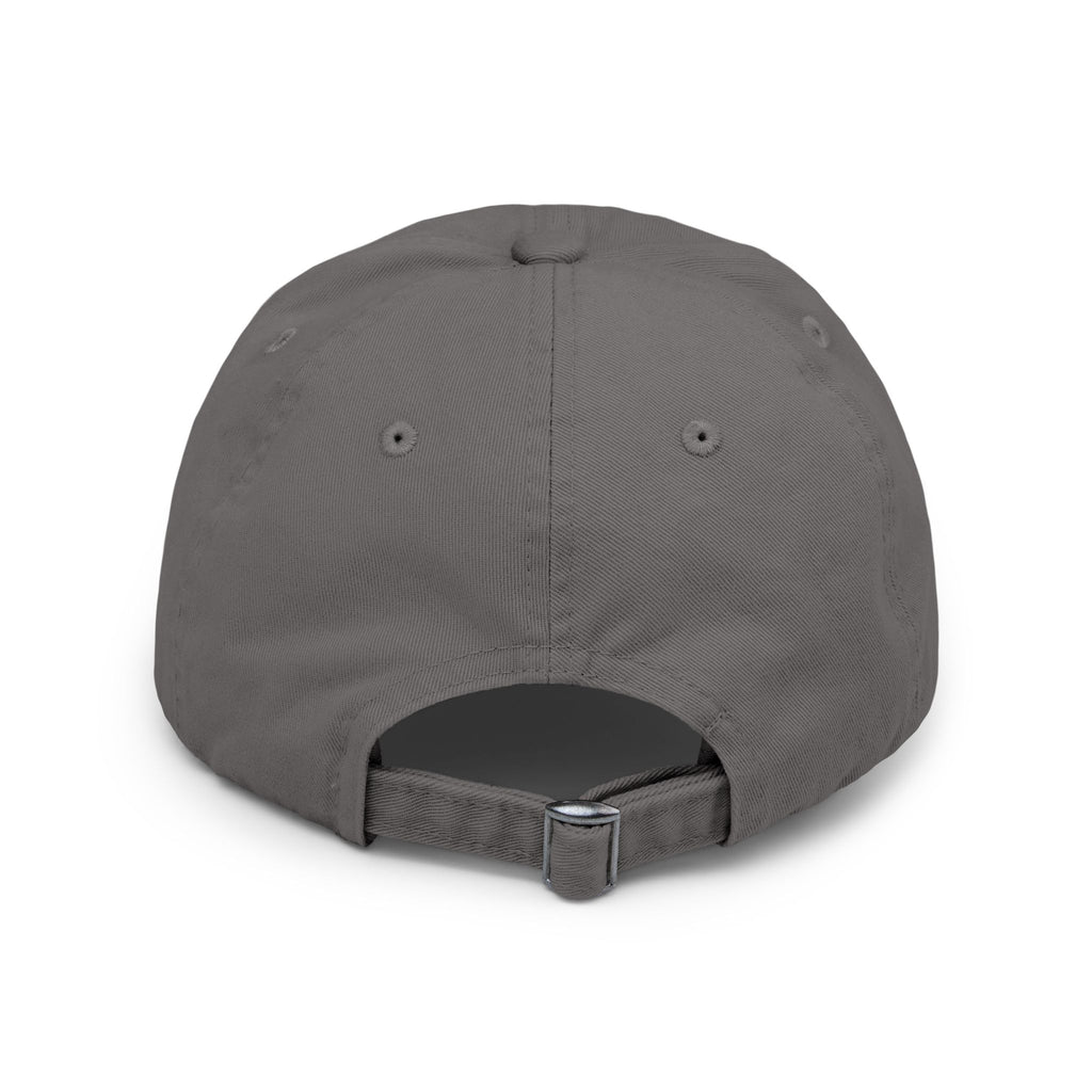 Distressed Black Cap HC Script Embroidery