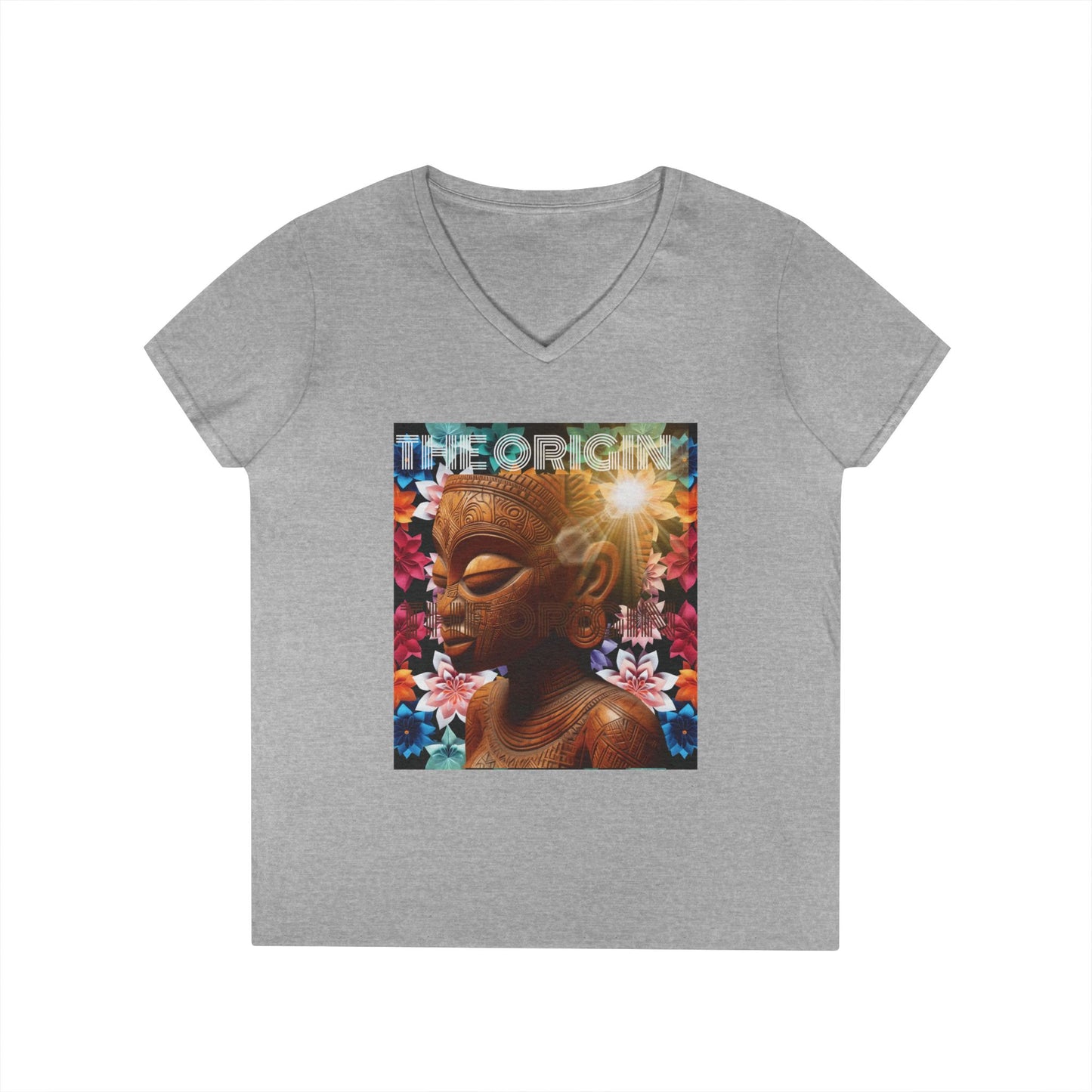 African Origin V-Neck T-Shirt #PY