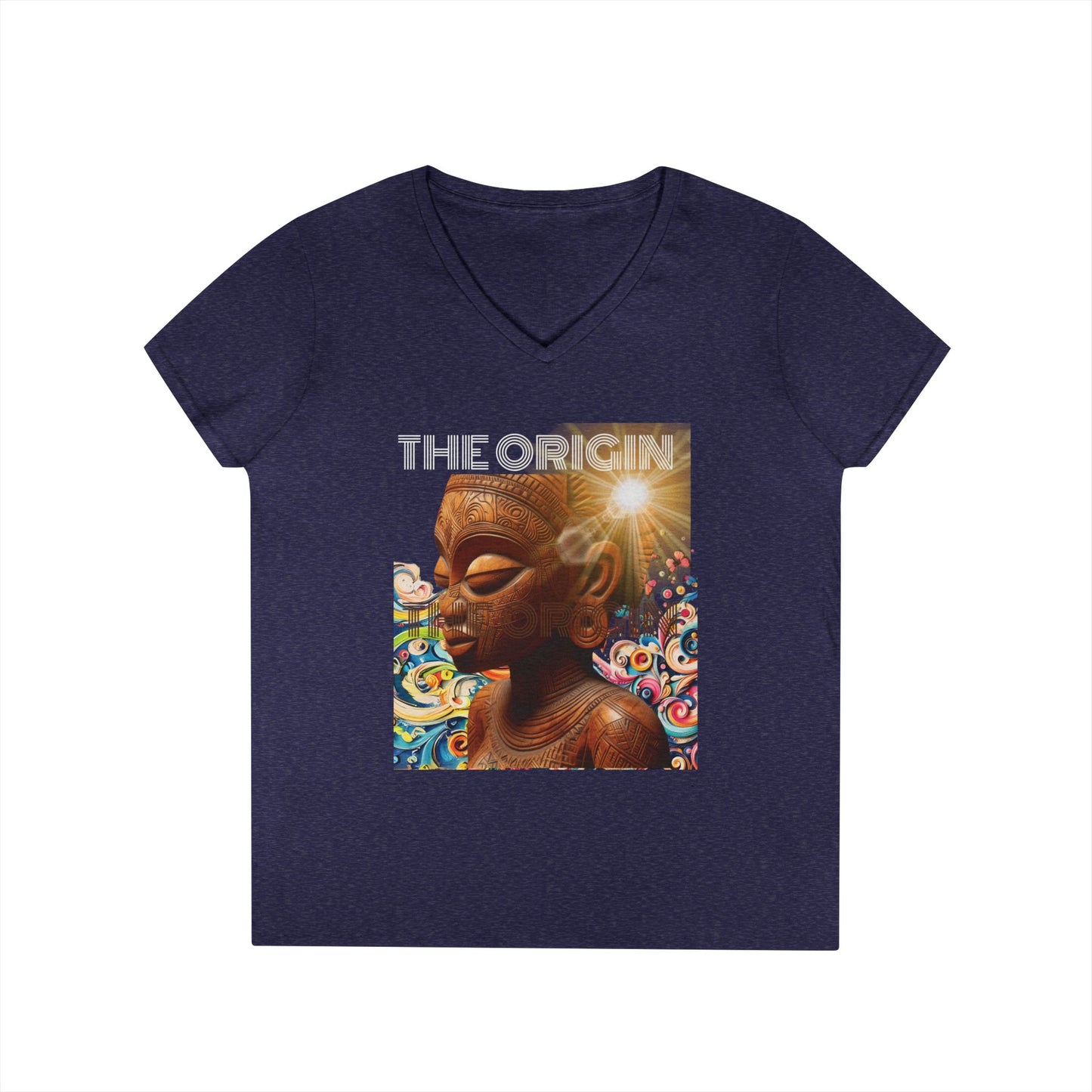 African Origin V-Neck T-Shirt #PY
