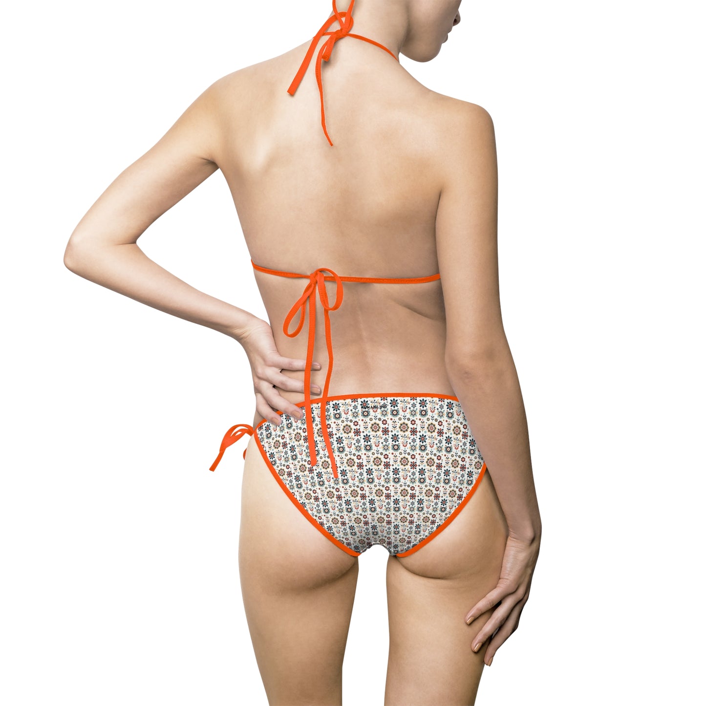 Flowered GEO Women's Bikini Swimsuit #PY