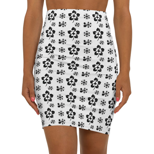 Trevor Mid-Waist Pencil Skirt #PY