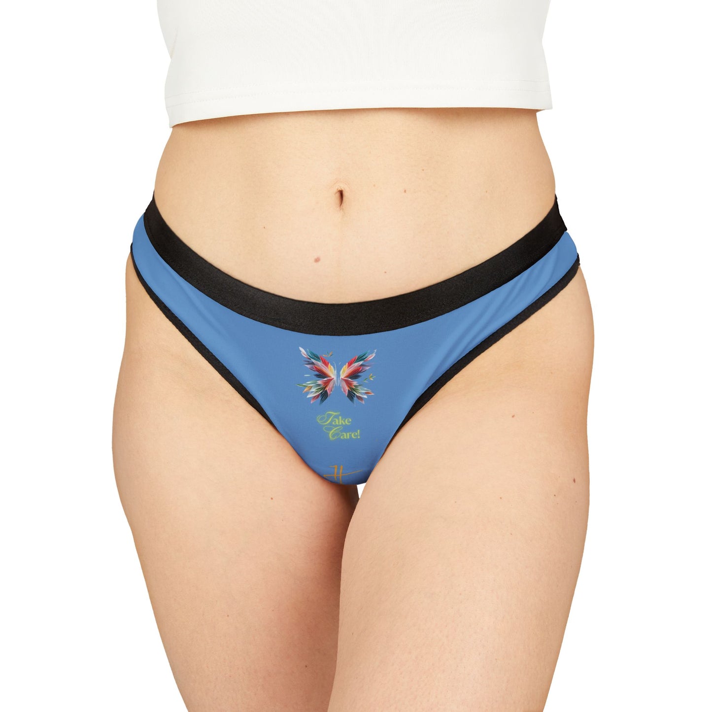 Take Care Women's Thongs Underwear Light BLUE #PY
