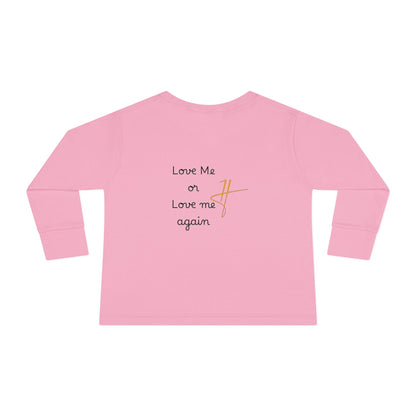 Wanted Cat Toddler Long Sleeve Tee #PY