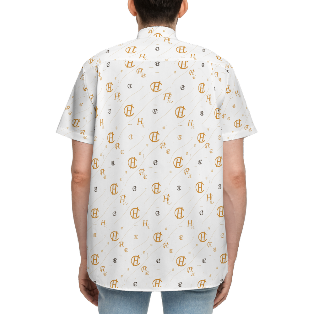 HC Classic Short-Sleeve Button-Up Shirt-Cotton Feel