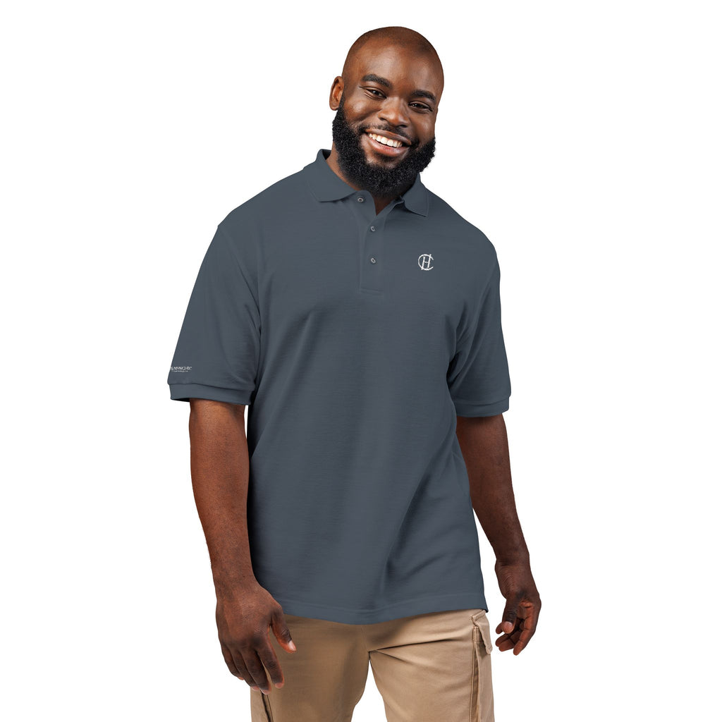 Polo raffiné en piqué HUMANCHIC — Homme