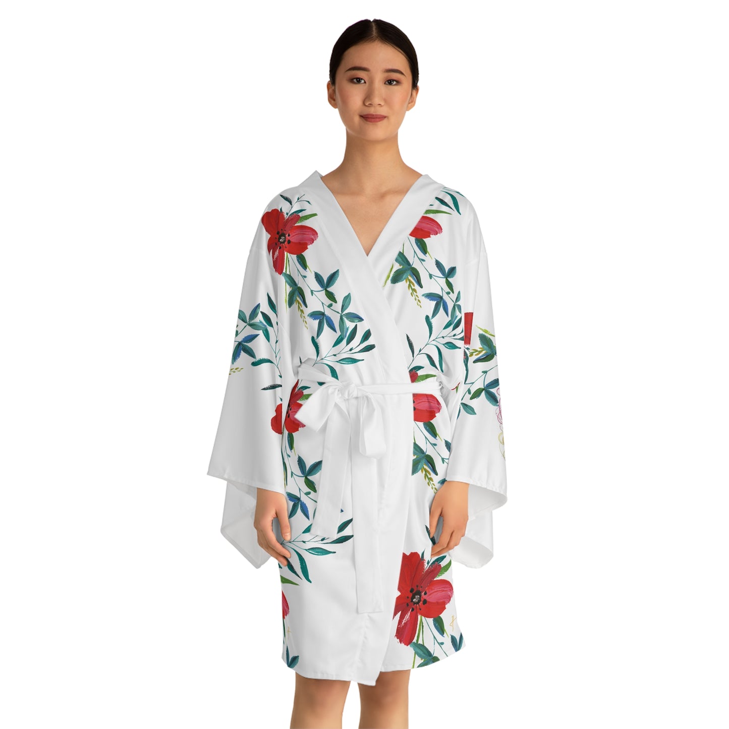 Hibiscus Angel's Kimono Robe #PY