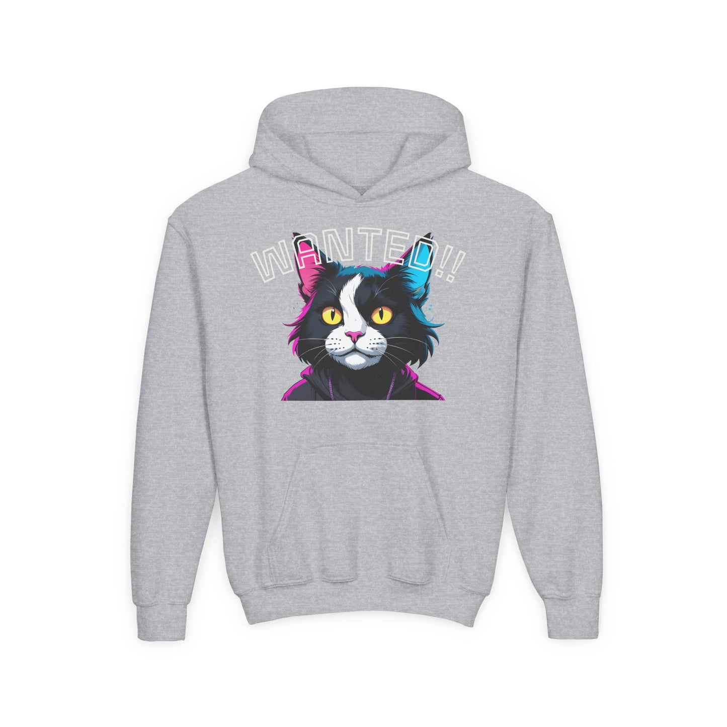 WANTED Youth Heavy Blend Hooded Sweatshirt #PL