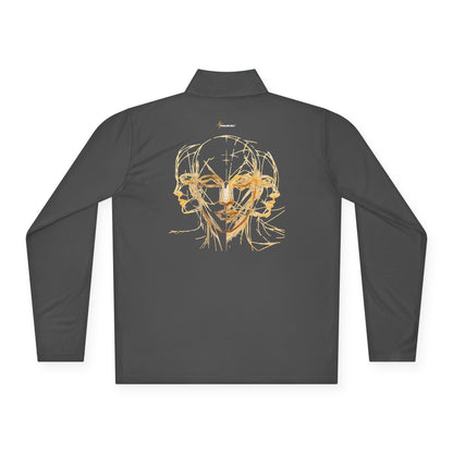 Faces Unisex Quarter-Zip Pullover #PY